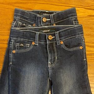 Lot 2 pair Jordache boot cut toddler jeans size 3T